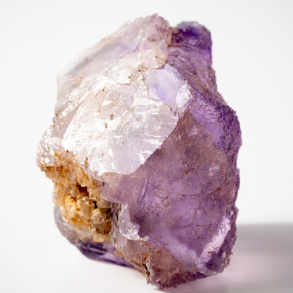 Unique form of translucent Illinois fluorite cube natural specimen - Picture 4 of 11